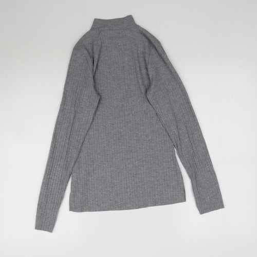 River Island Womens Grey   Basic T-Shirt Size 8