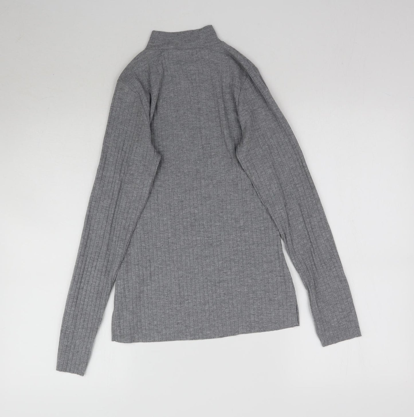 River Island Womens Grey   Basic T-Shirt Size 8