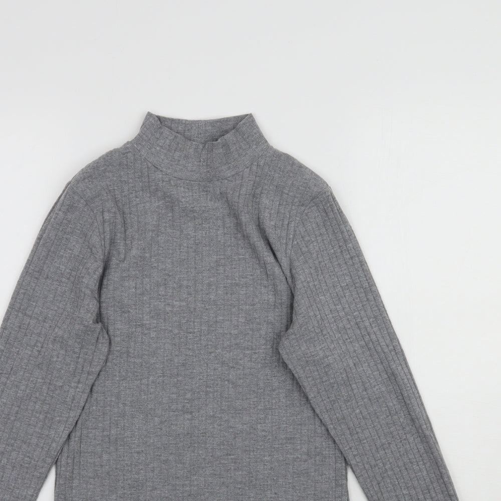 River Island Womens Grey   Basic T-Shirt Size 8