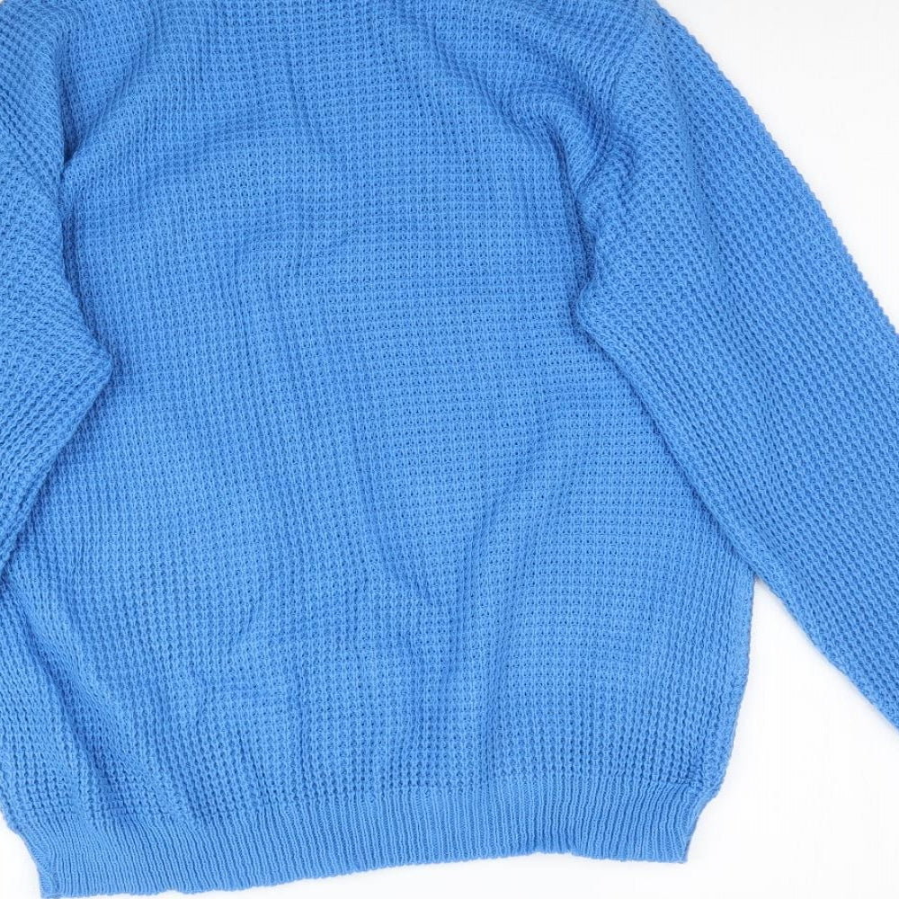 Preworn Womens Blue  Knit Pullover Jumper Size M