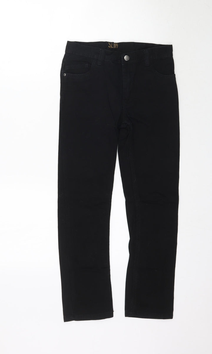 Denim Co. Girls Black  Denim Straight Jeans Size 10-11 Years