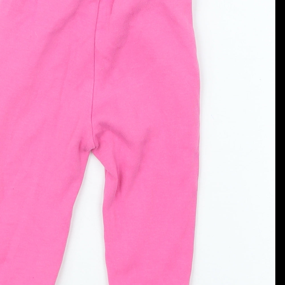 Joules Girls Pink   Jogger Trousers Size 3-6 Months