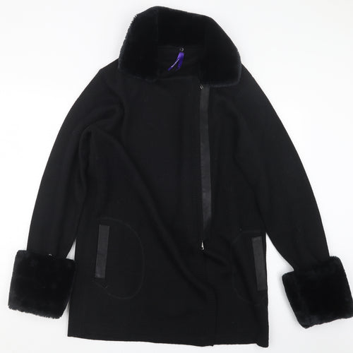 Seraphine Womens Black  Knit Jacket  Size M