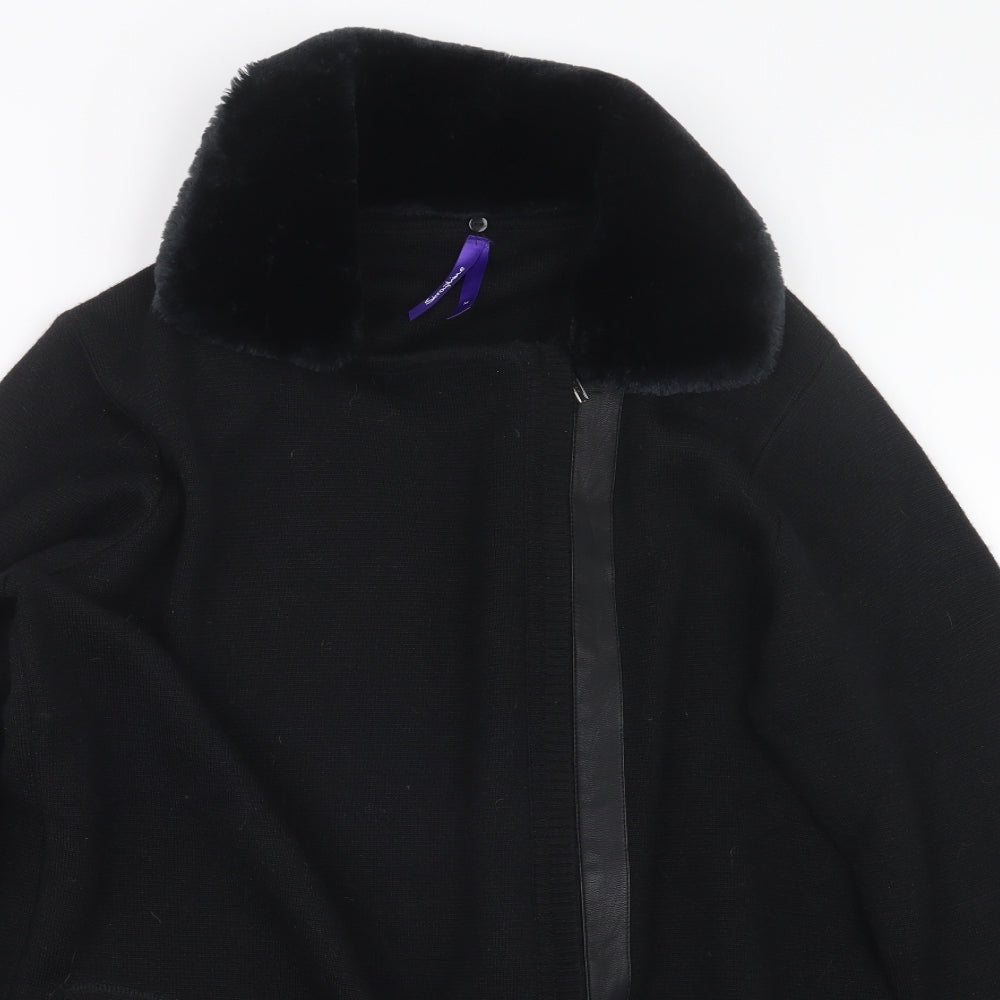 Seraphine Womens Black  Knit Jacket  Size M