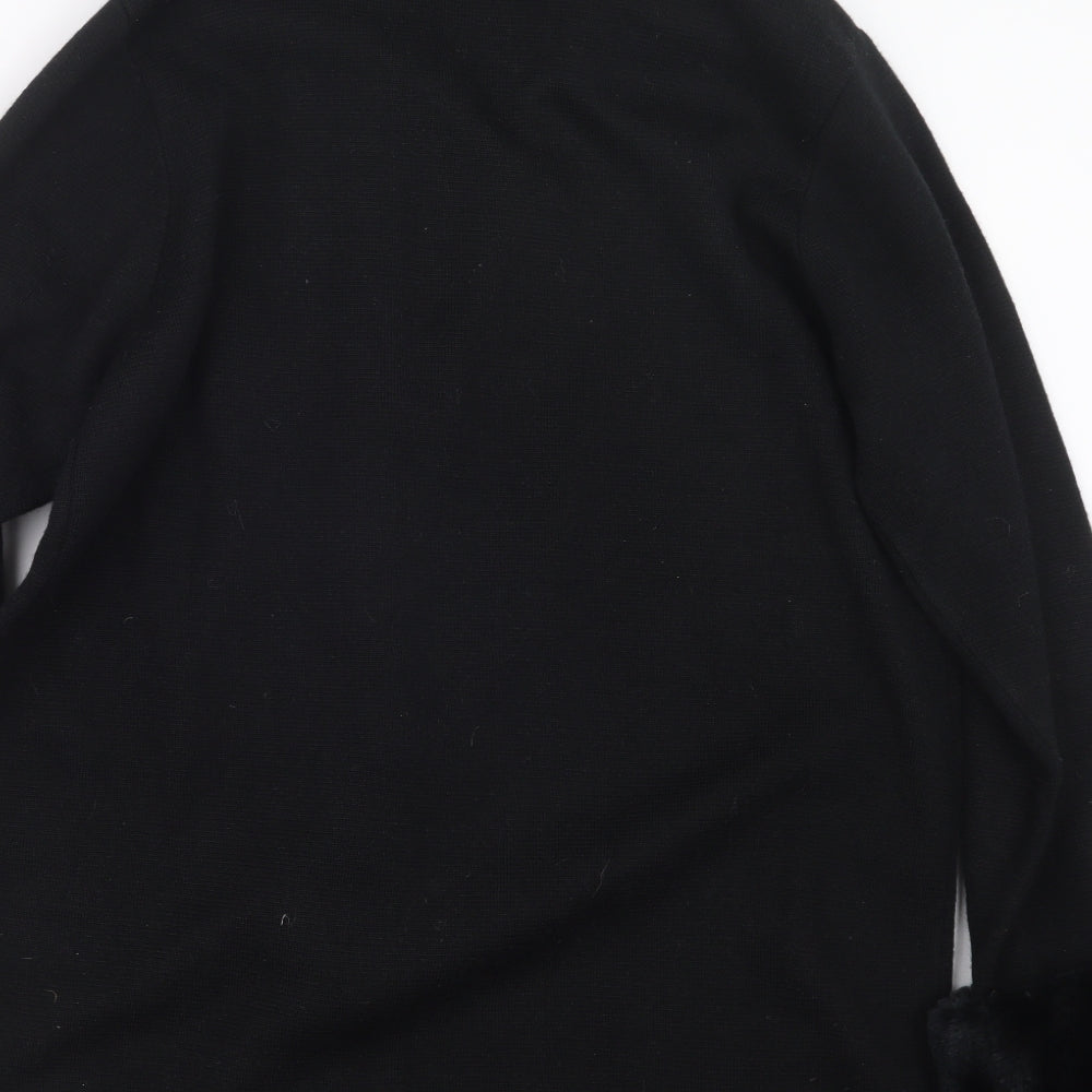 Seraphine Womens Black  Knit Jacket  Size M