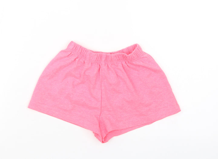 NEXT Girls Pink Cropped Trousers Size 12-18 Months