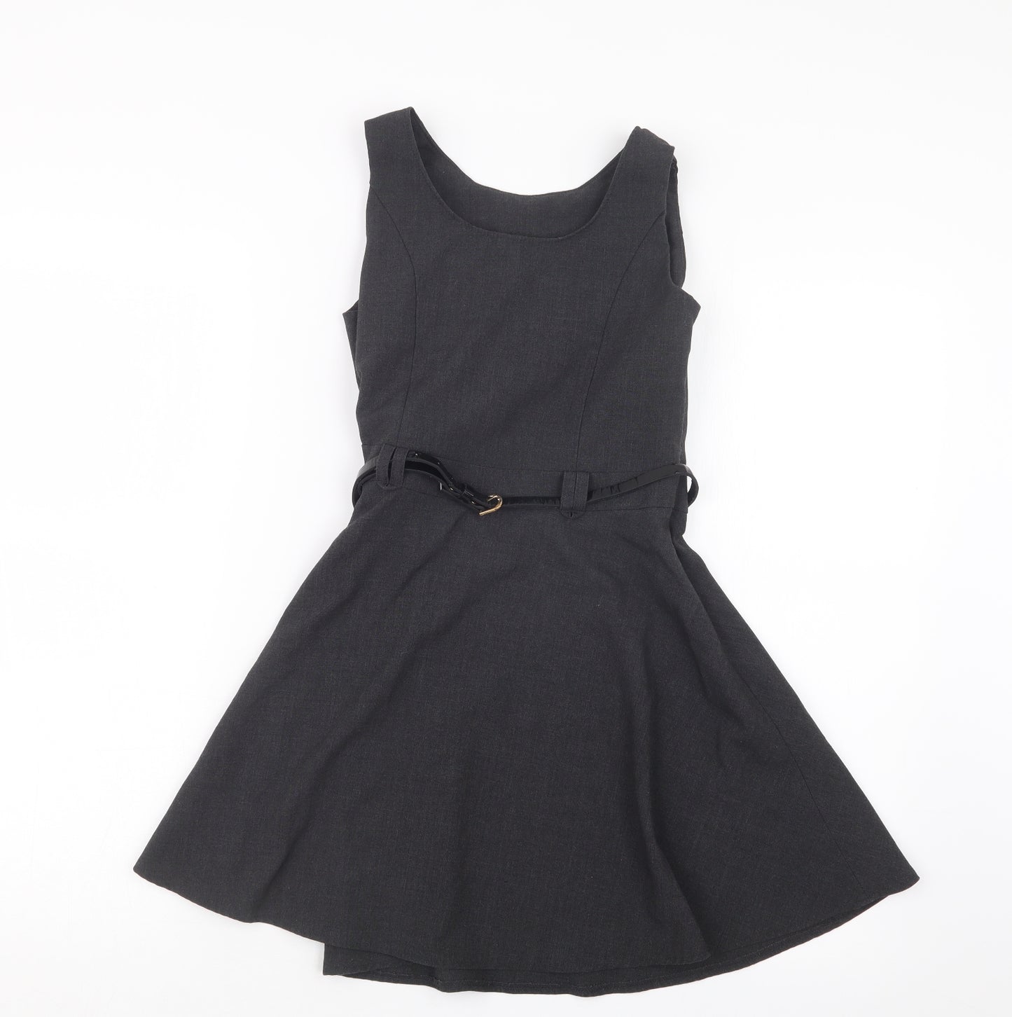 F&F Girls Grey   T-Shirt Dress  Size 8-9 Years  - School