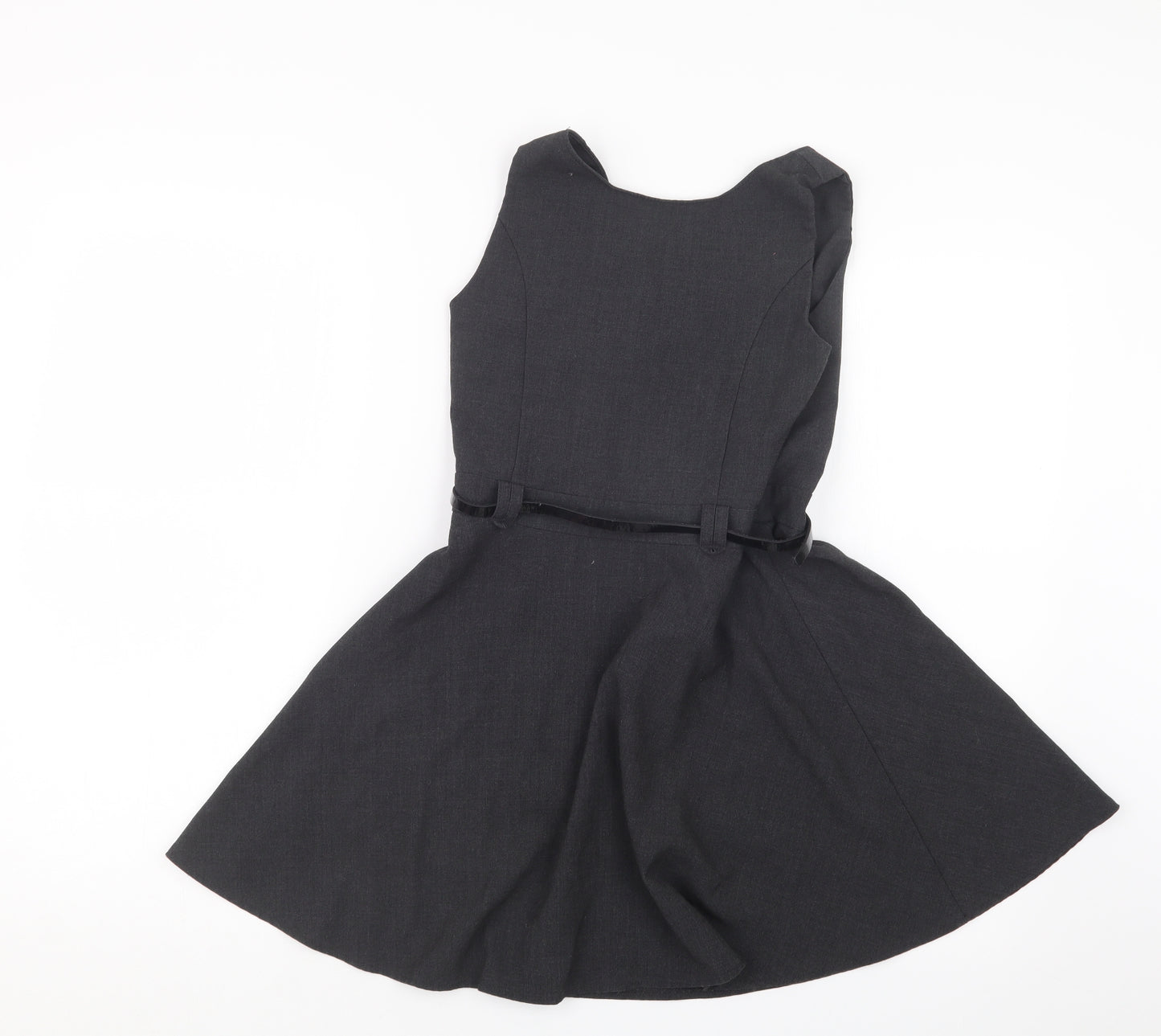 F&F Girls Grey   T-Shirt Dress  Size 8-9 Years  - School