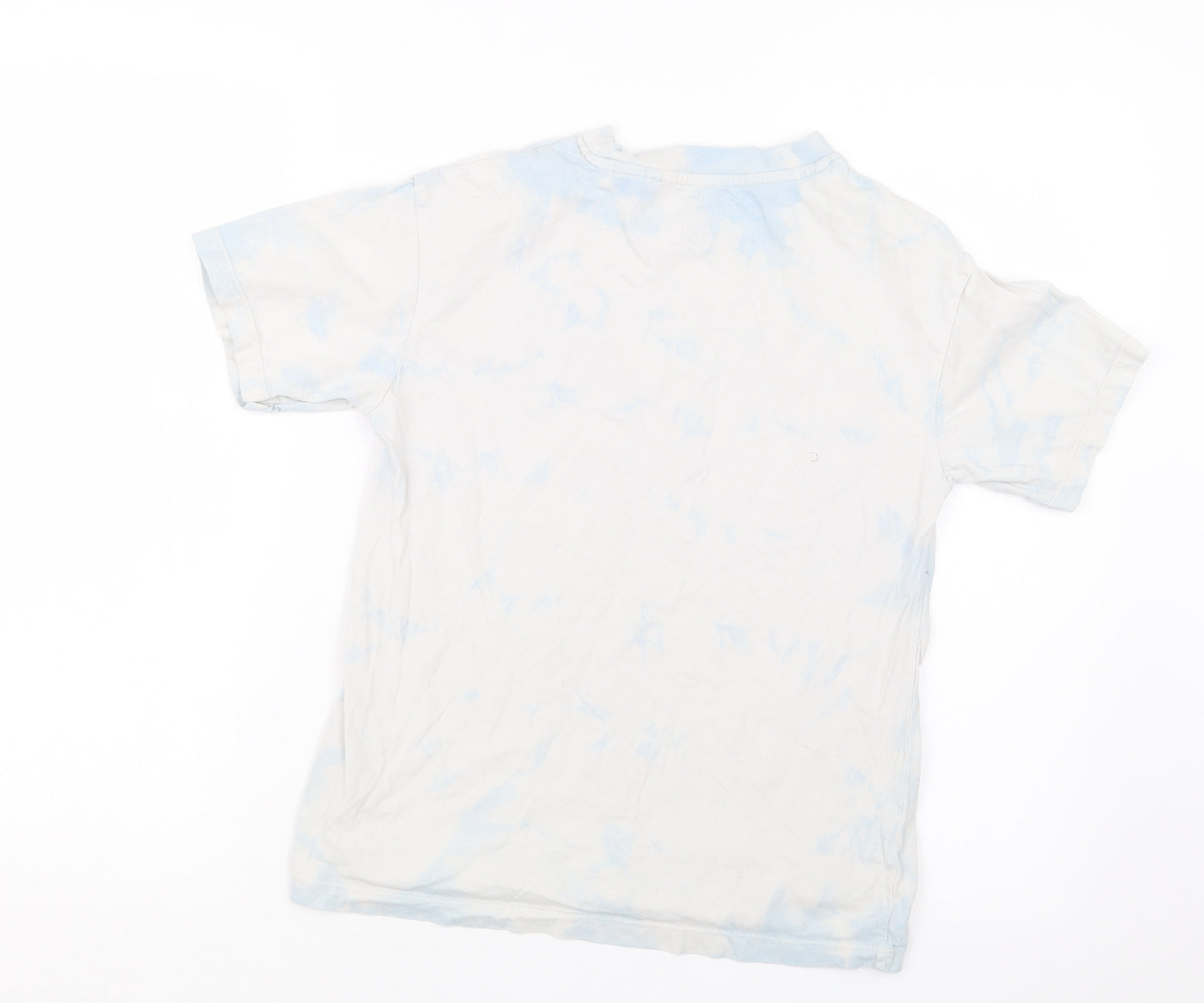 NEXT Girls Blue Geometric  Basic T-Shirt Size 8 Years