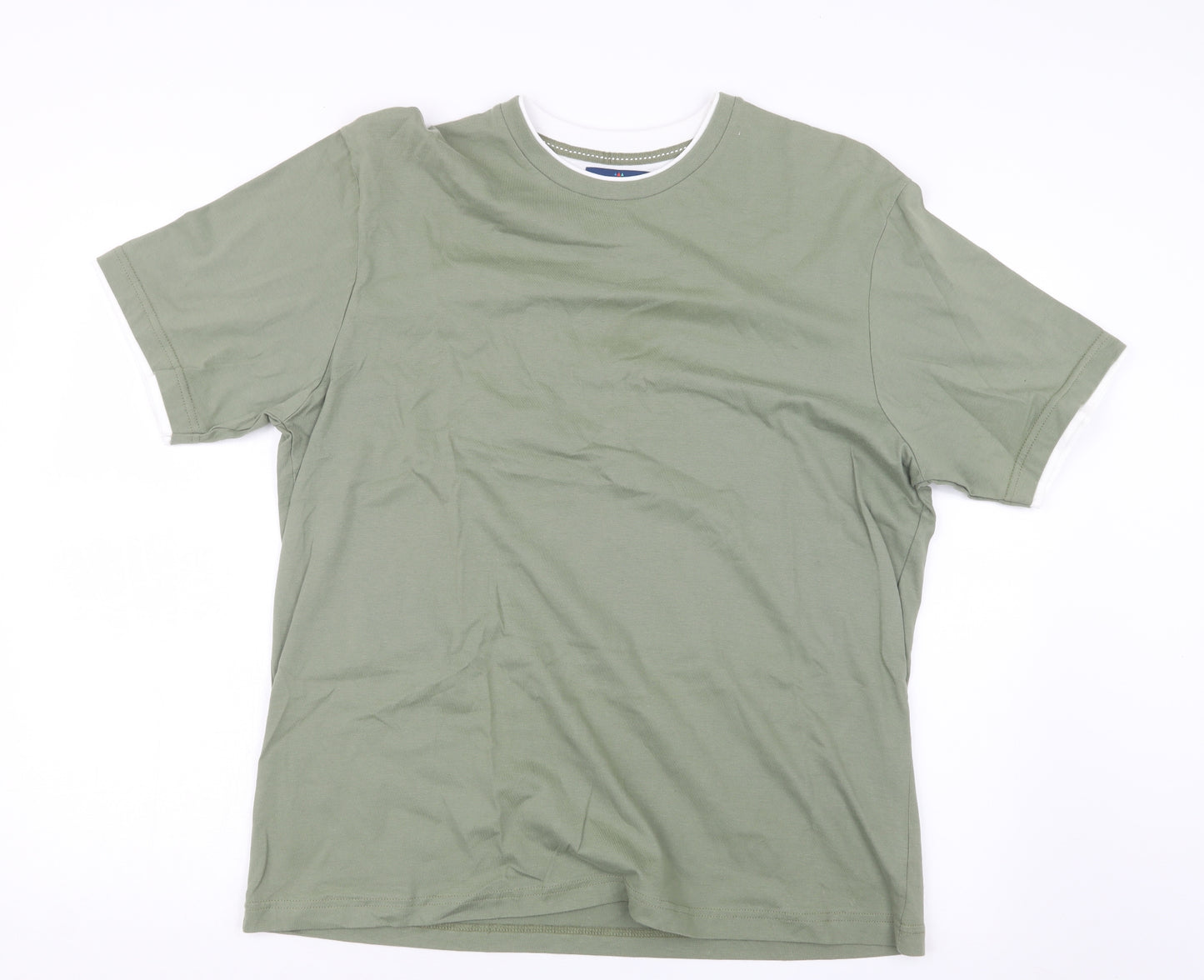 BHS Mens Green    T-Shirt Size L