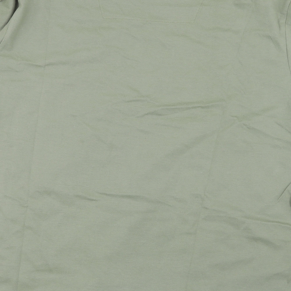 BHS Mens Green    T-Shirt Size L