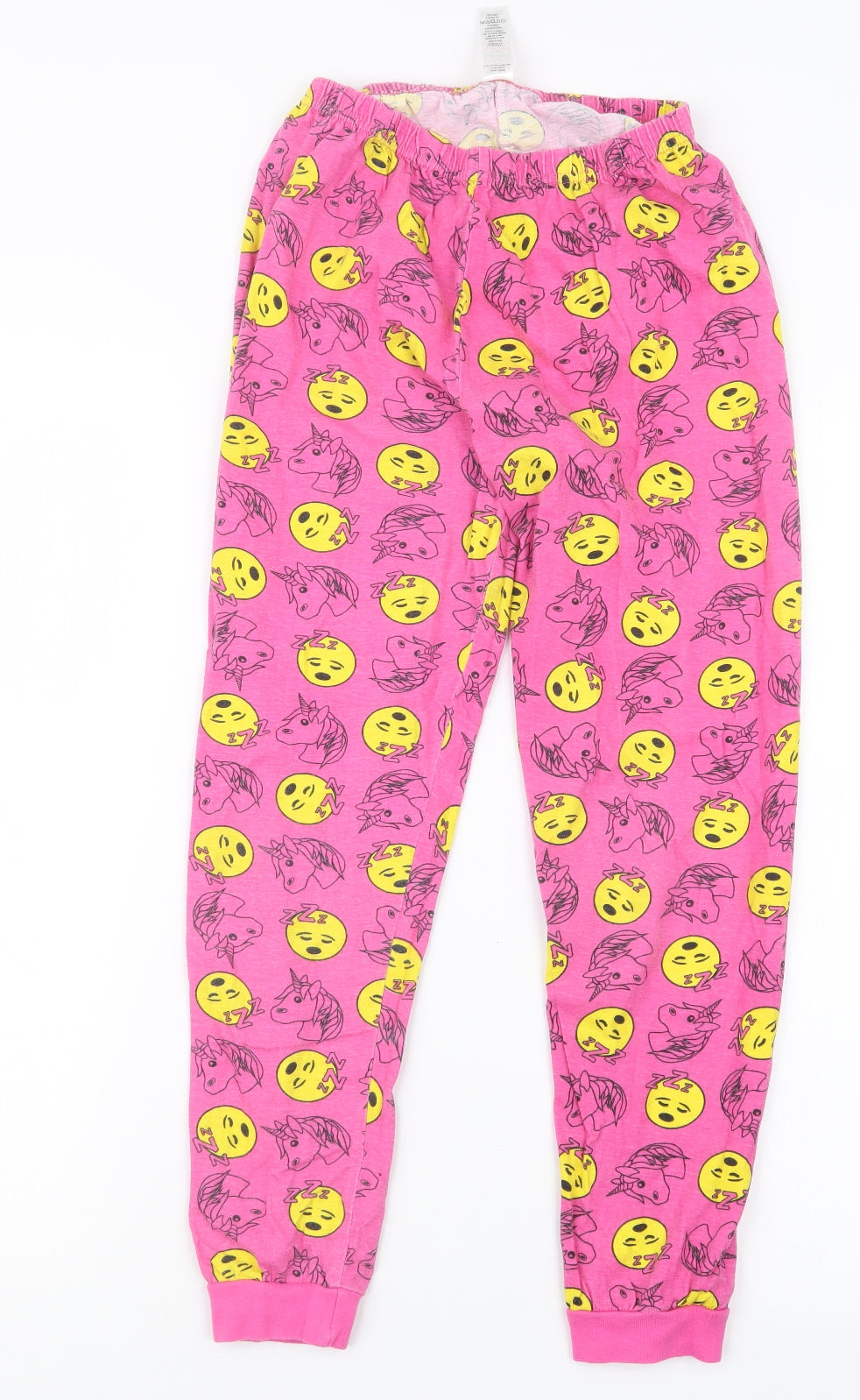 George Girls Pink Geometric  Capri Pyjama Pants Size 9-10 Years