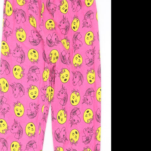 George Girls Pink Geometric  Capri Pyjama Pants Size 9-10 Years