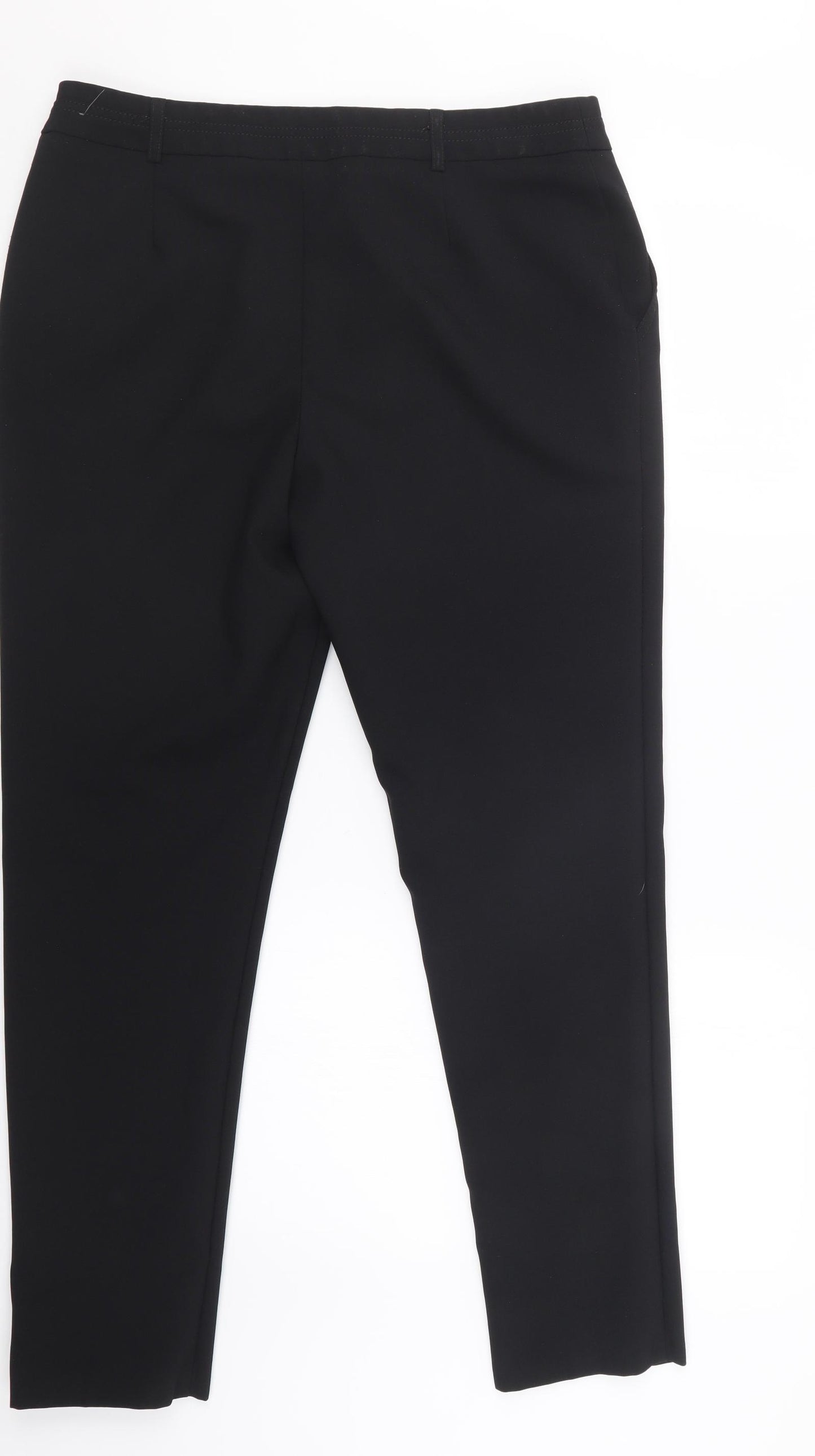 Primark Womens Black   Trousers  Size 14 L28.5 in
