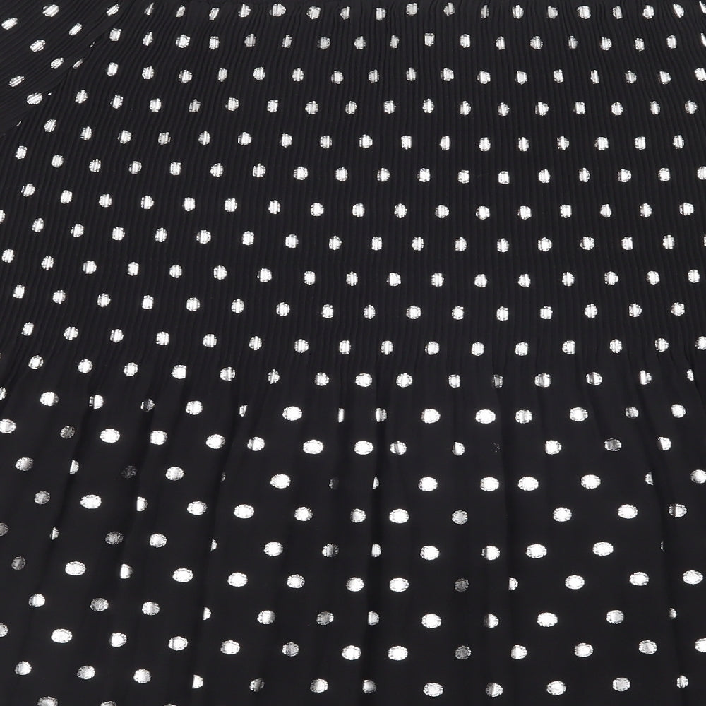 NEXT Womens Black Polka Dot  Basic Blouse Size 12