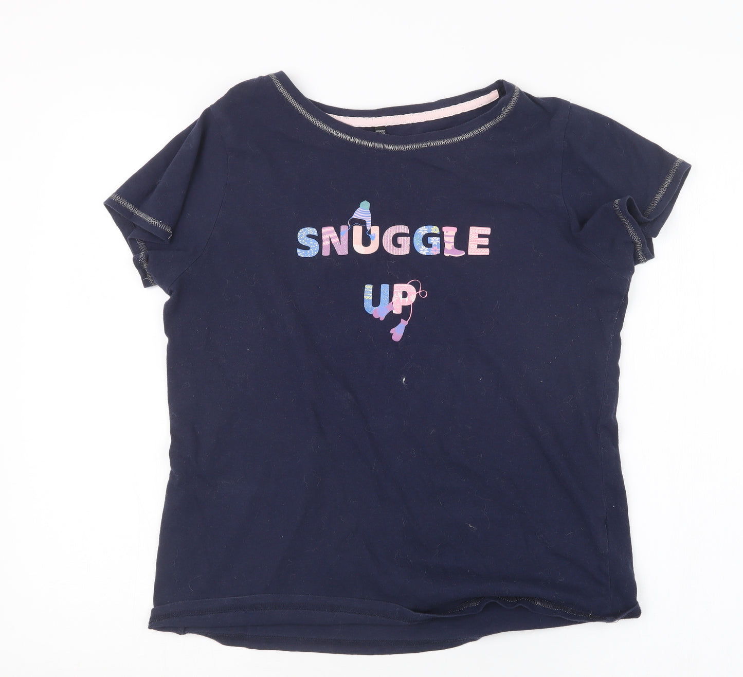 Debenhams Womens Blue Geometric  Top Pyjama Top Size 12