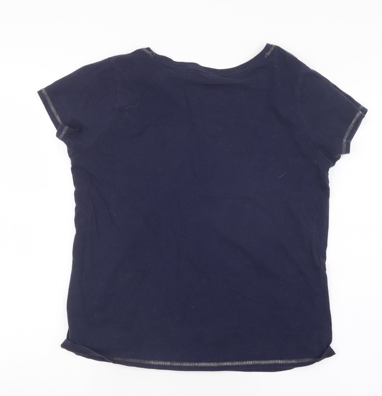 Debenhams Womens Blue Geometric  Top Pyjama Top Size 12