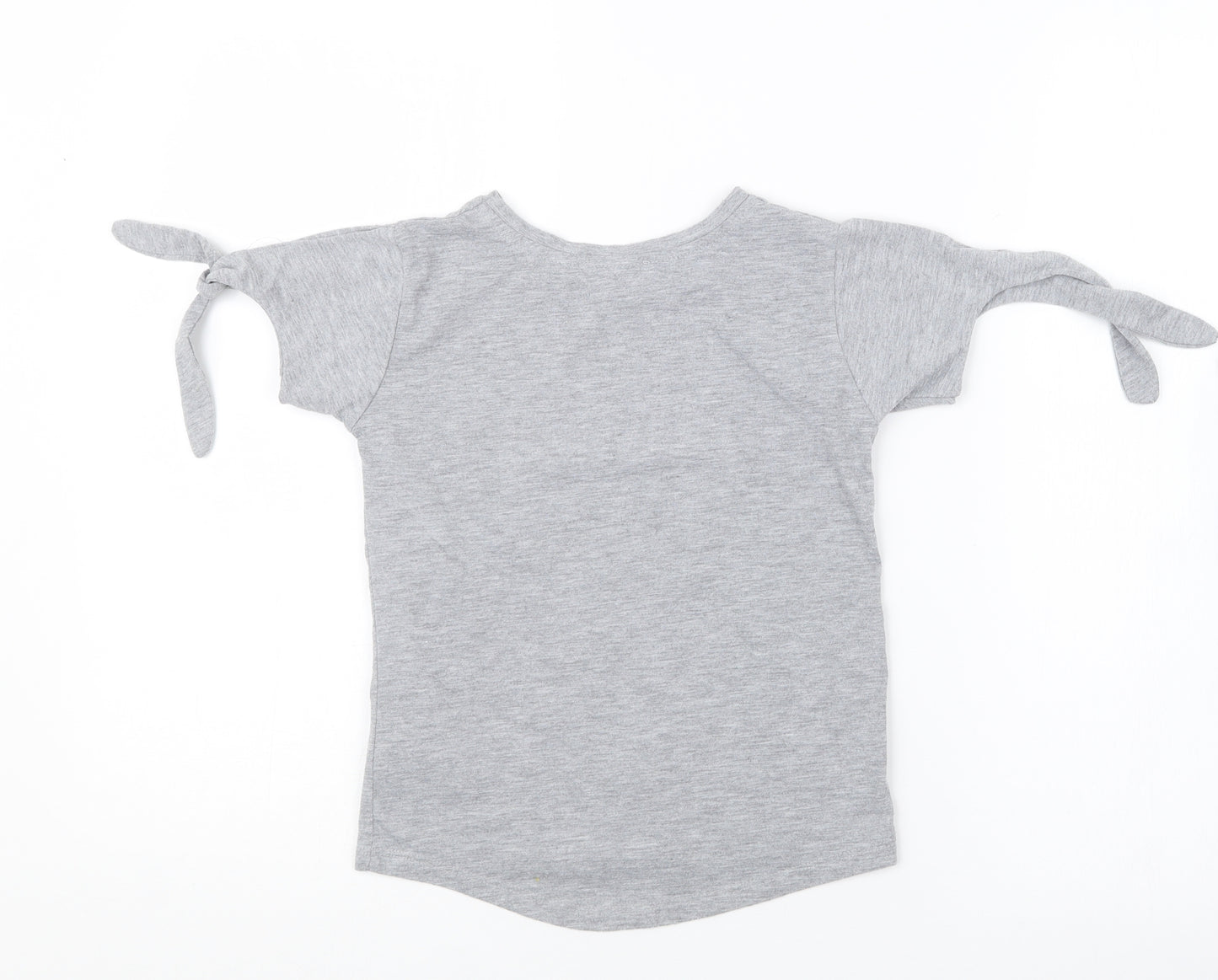 Primark Girls Grey   Basic T-Shirt Size 7-8 Years