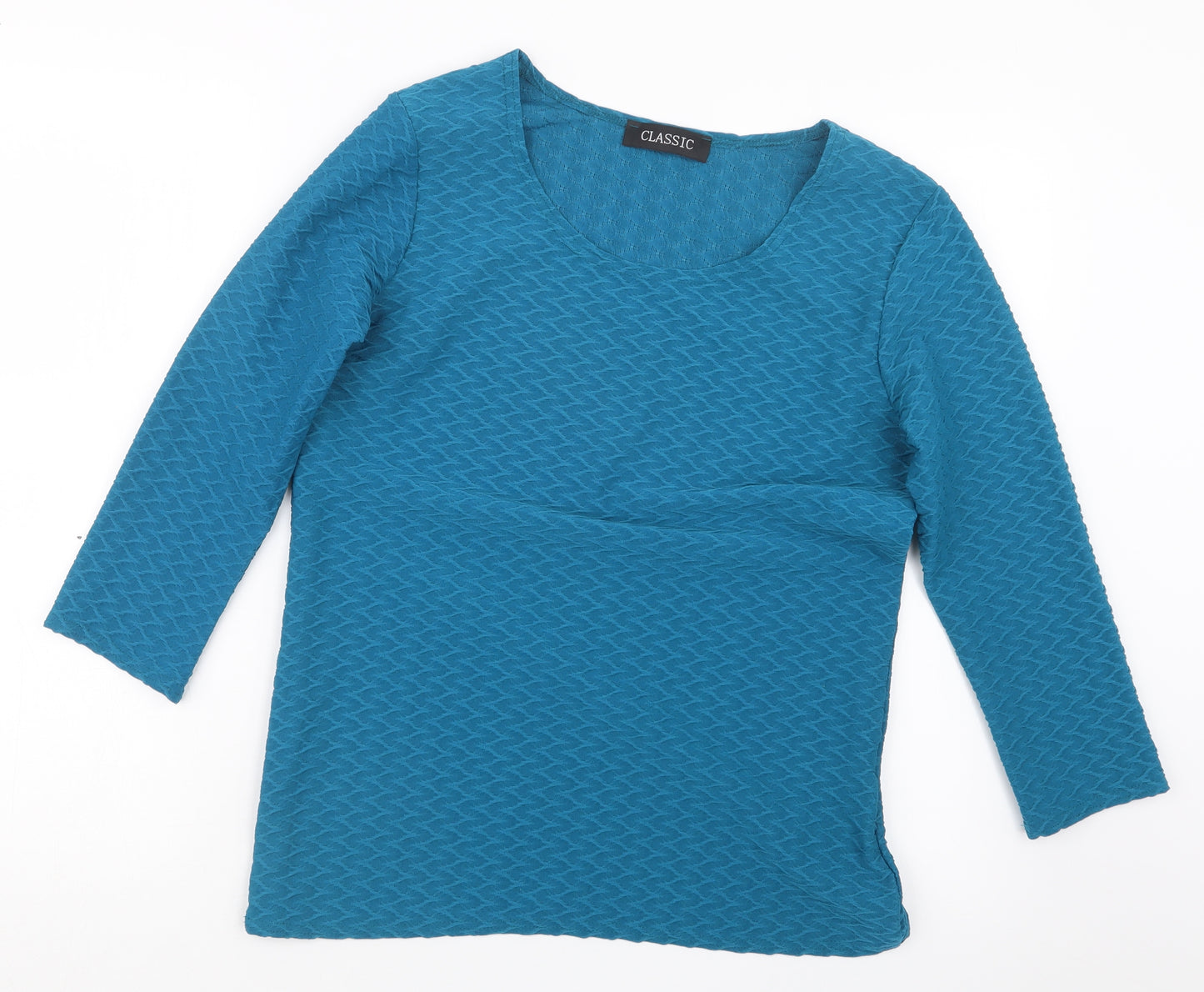 Classic Womens Blue   Basic Blouse Size 12