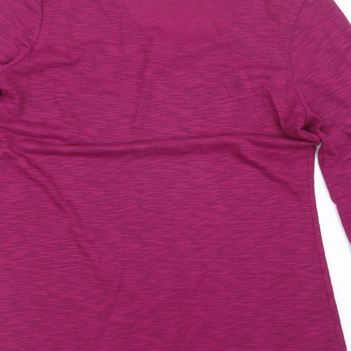 George Womens Purple   Basic T-Shirt Size 10