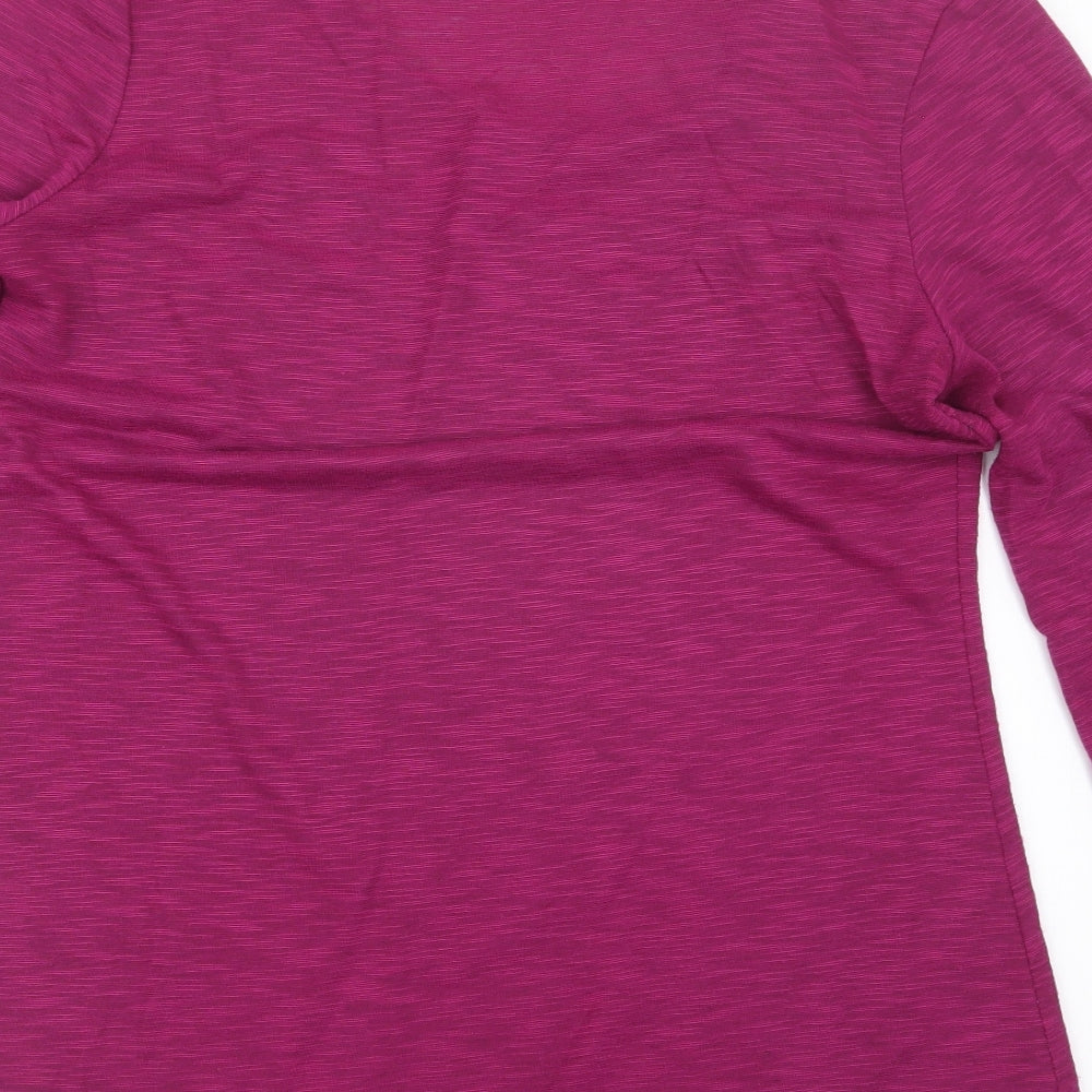 George Womens Purple   Basic T-Shirt Size 10
