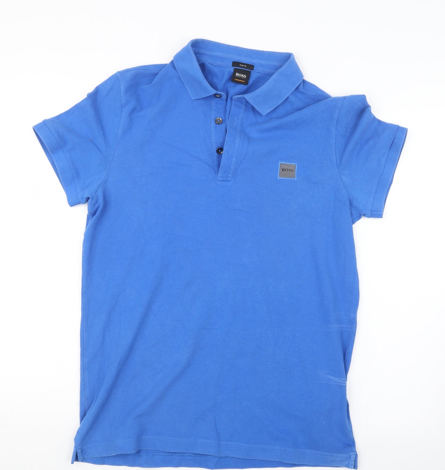HUGO BOSS Mens Blue    Polo Size XL