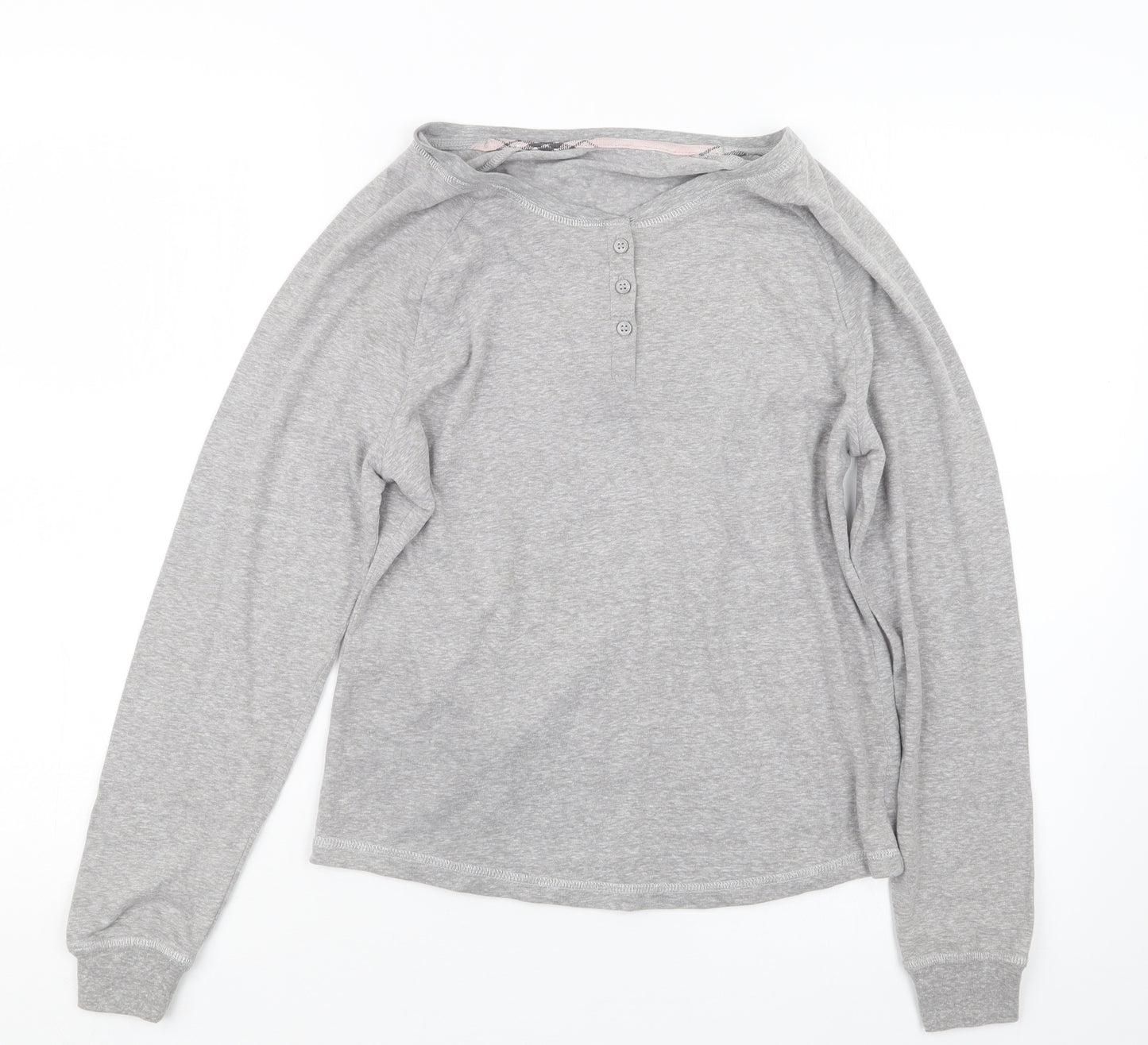 George Womens Grey Geometric  Top Pyjama Top Size 8