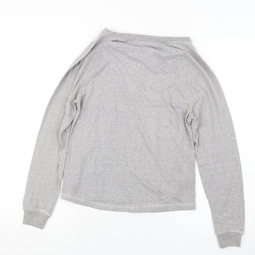 George Womens Grey Geometric  Top Pyjama Top Size 8