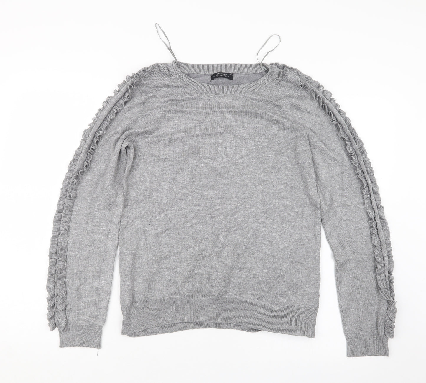 Papaya Womens Grey   Pullover Jumper Size 12