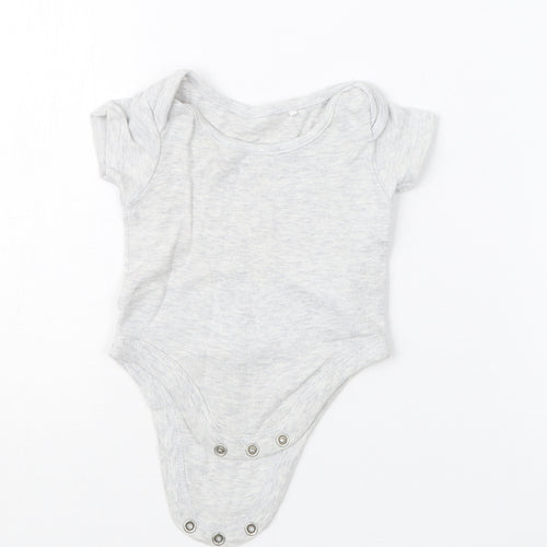 Lily & Dan Baby Grey   Babygrow One-Piece Size Newborn