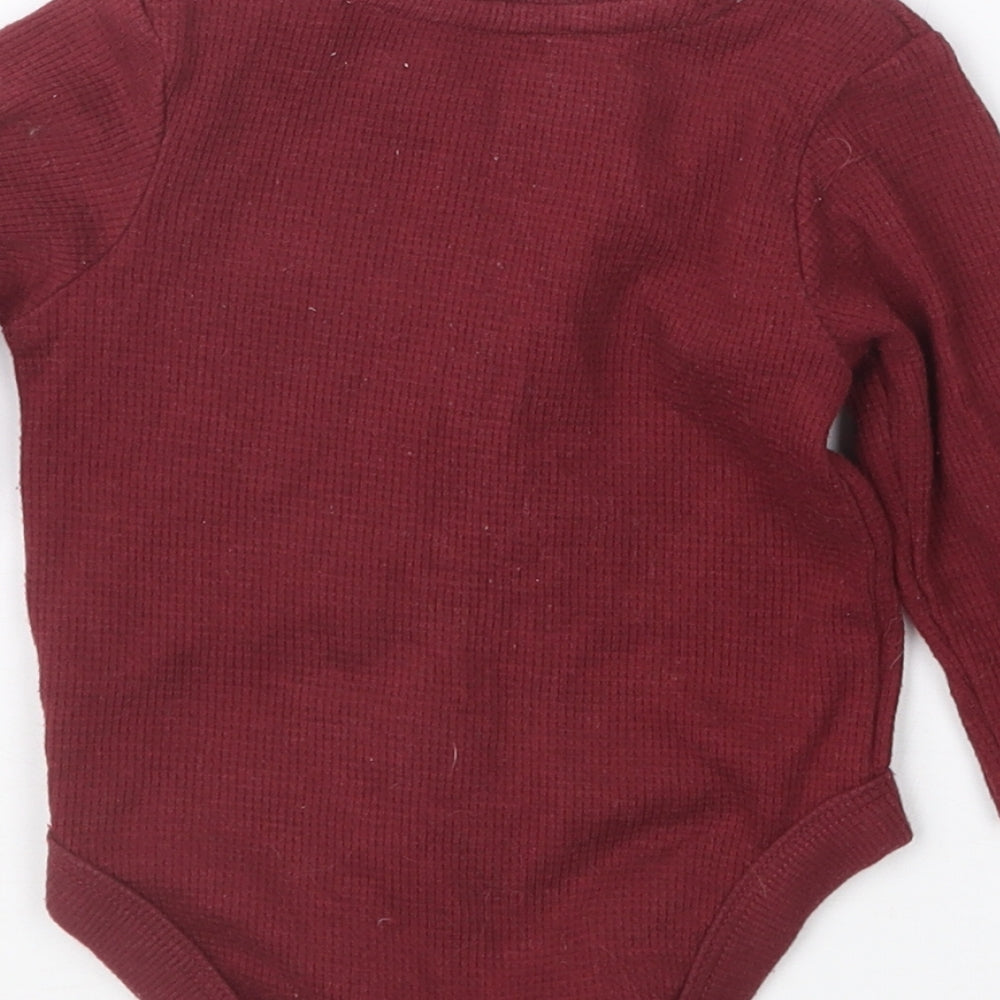 George Boys Purple   Babygrow One-Piece Size 0-3 Months
