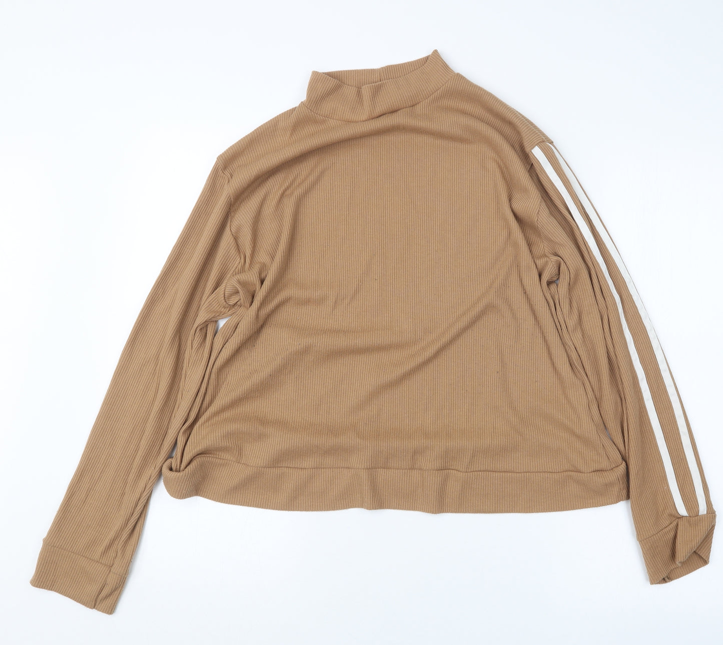 Boohoo Womens Beige   Pullover Jumper Size 22