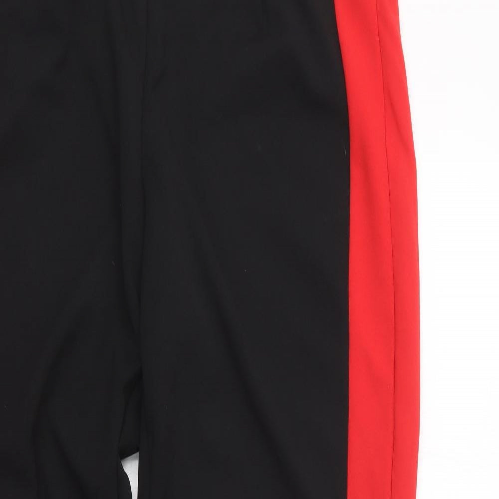 PRETTYLITTLETHING Womens Black   Trousers  Size 16 L29 in