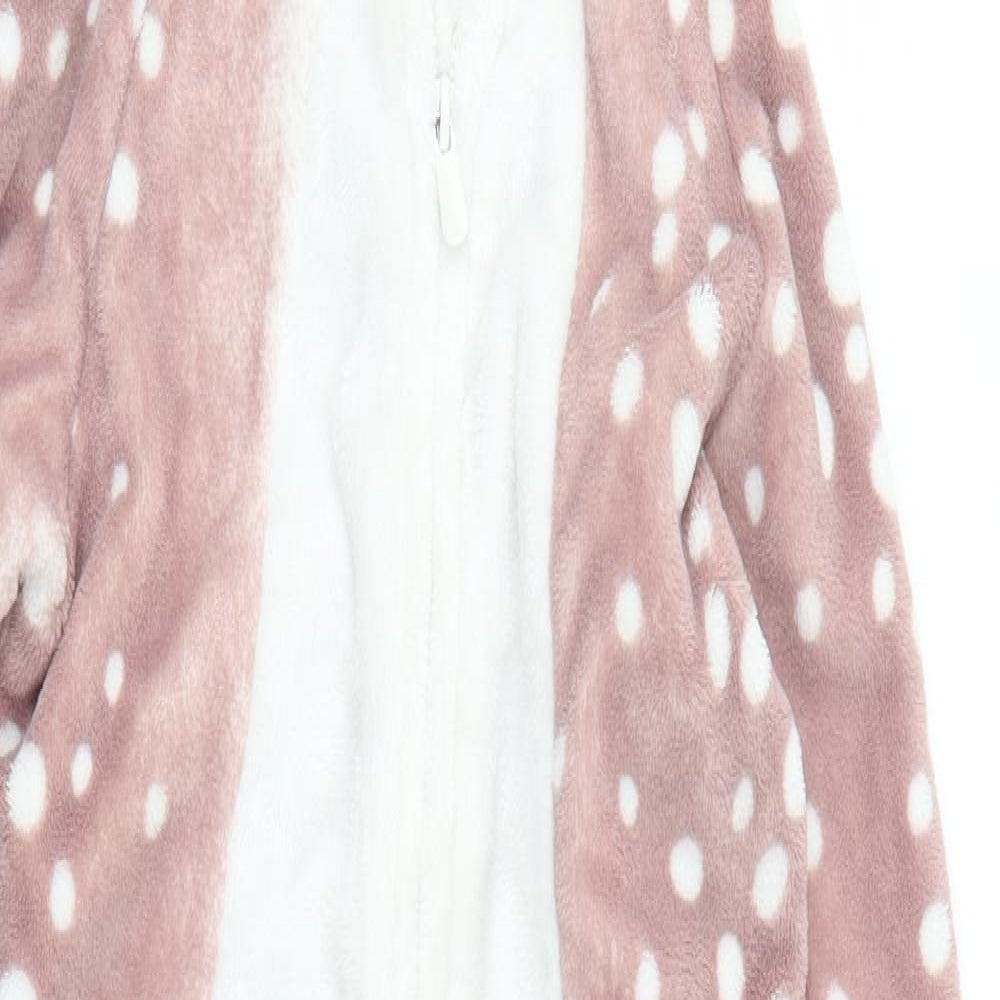 George Girls Pink Polka Dot  Top One Piece Size 8-9 Years  - Deer