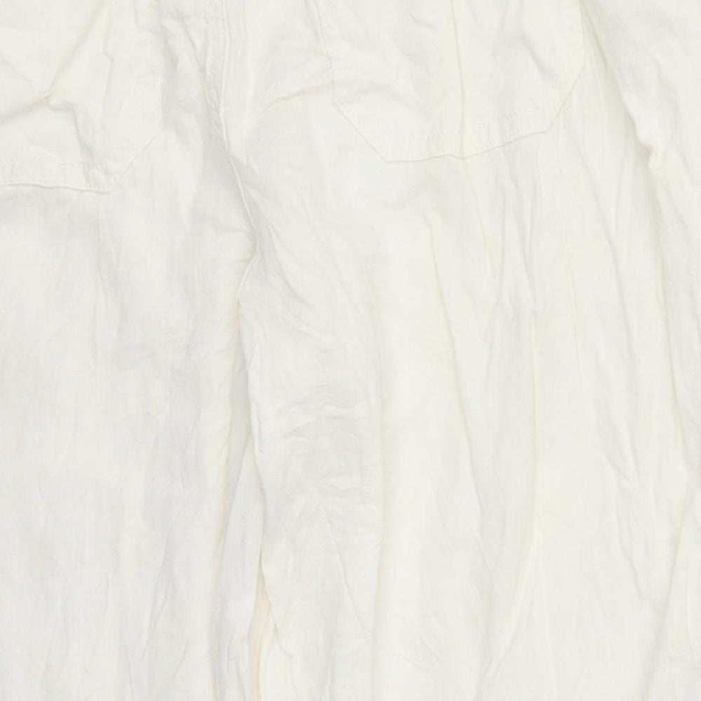 TU Womens White   Cropped Trousers Size 16
