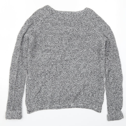 NEXT Womens Grey  Knit Pullover Jumper Size 8