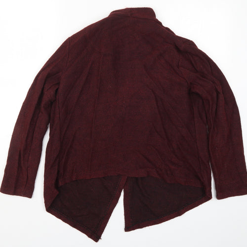 New Look Womens Red  Knit Cardigan Jumper Size 12
