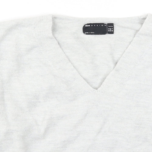 ASOS Womens Grey  Knit Pullover Jumper Size 10