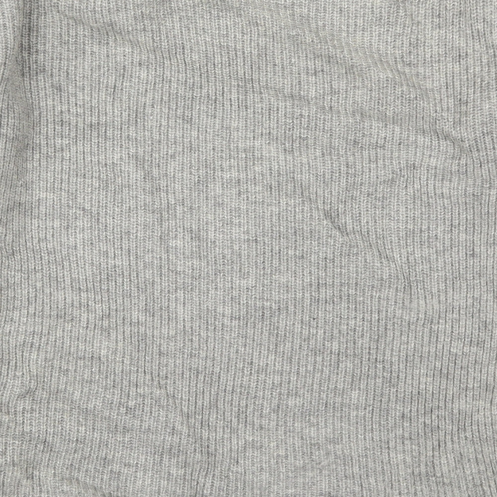 Oliver Bonas Womens Grey  Knit Pullover Jumper Size 8