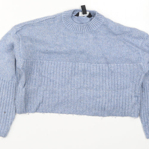 New Look Girls Blue  Knit Pullover Jumper Size 12-13 Years