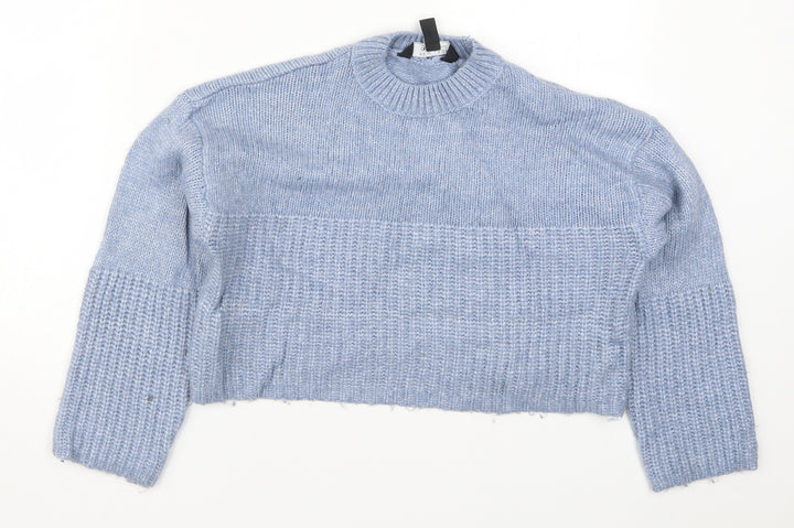 New Look Girls Blue  Knit Pullover Jumper Size 12-13 Years