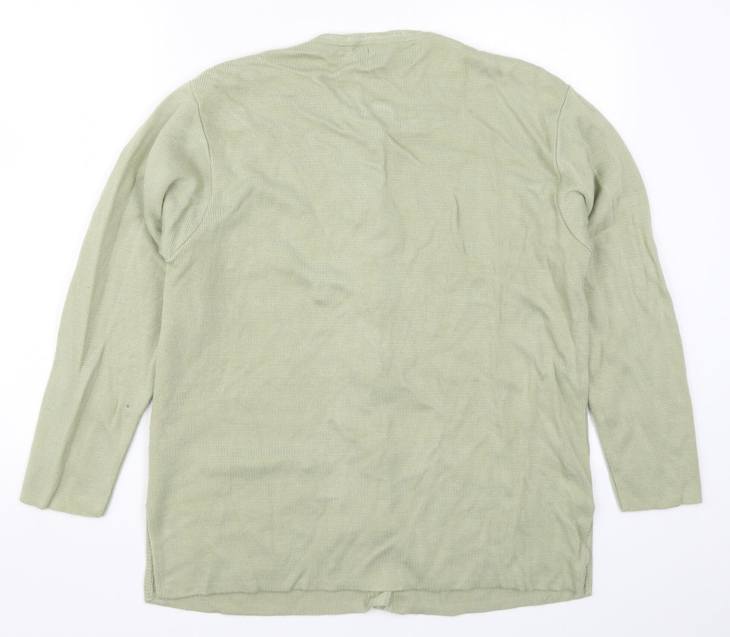 Casamia Womens Green  Knit Cardigan Jumper One Size