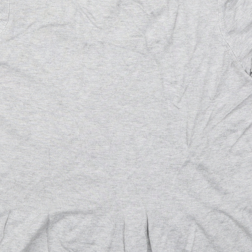 Marks and Spencer Womens Grey   Basic T-Shirt Size 18