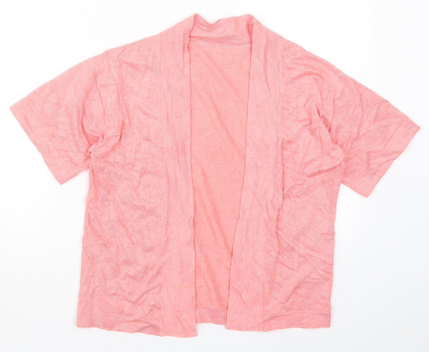 TU Womens Pink  Knit Cardigan Jumper Size 12