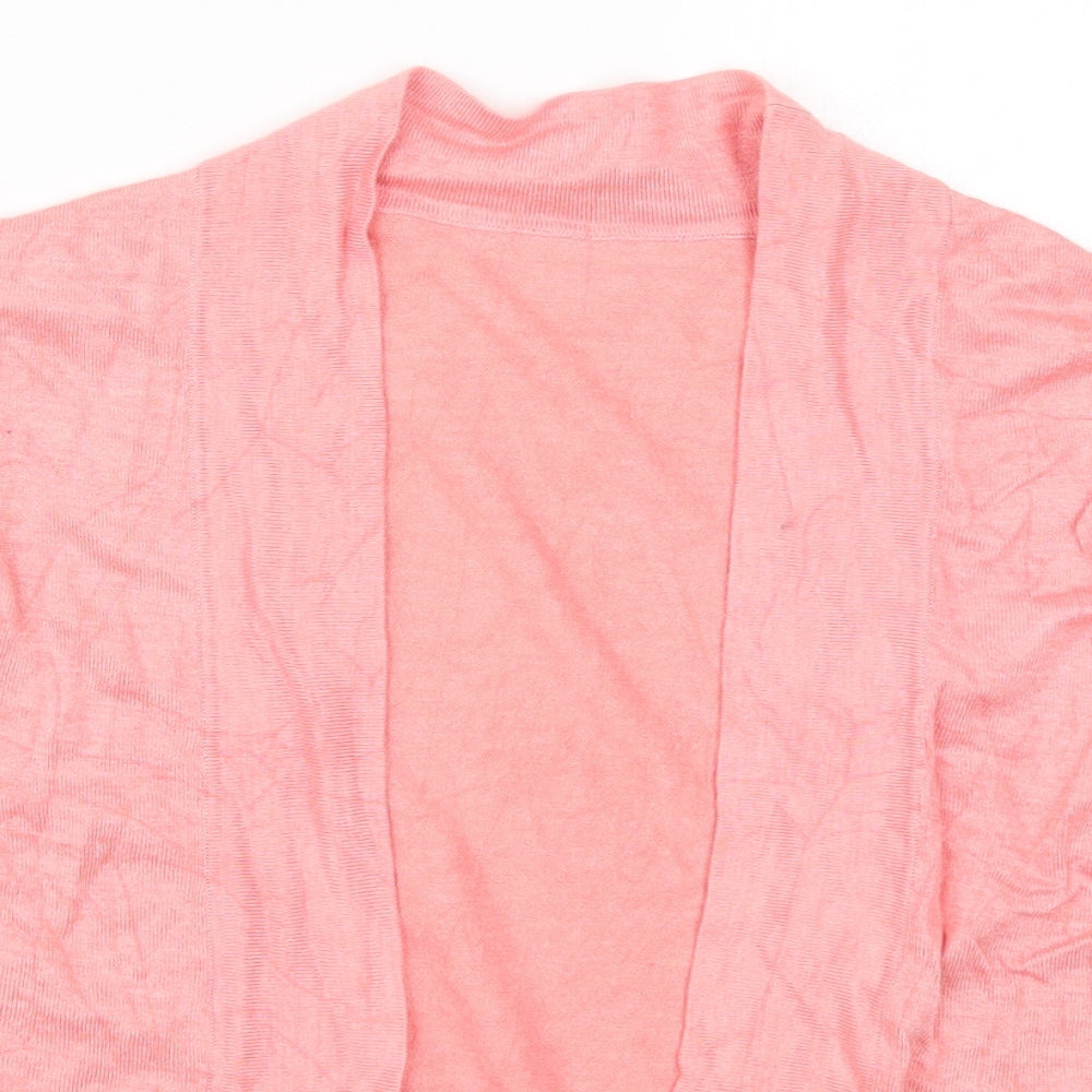 TU Womens Pink  Knit Cardigan Jumper Size 12