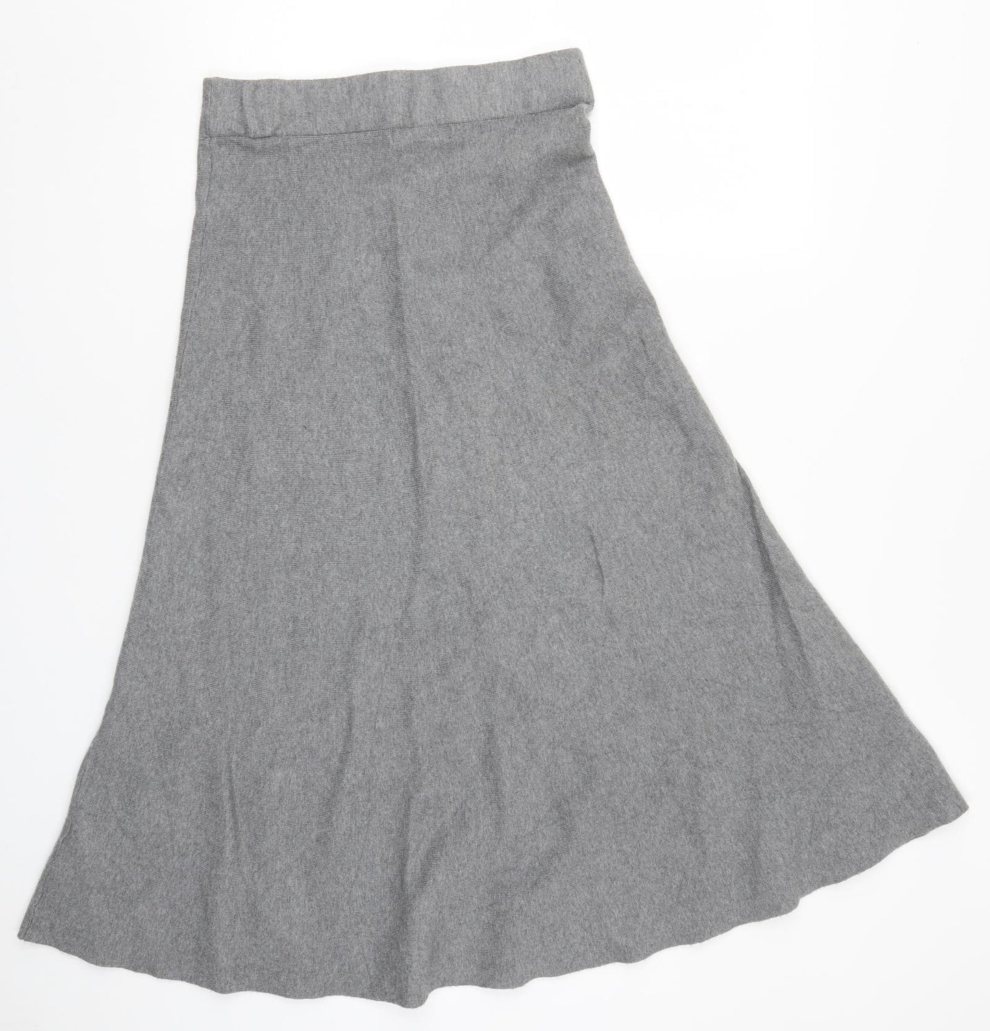 Marks and Spencer Womens Grey  Knit Swing Skirt Size 14