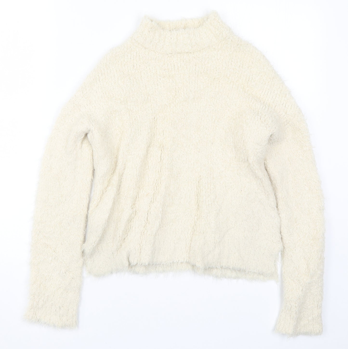 Sparkle & Fade Womens Beige  Knit Pullover Jumper Size XS