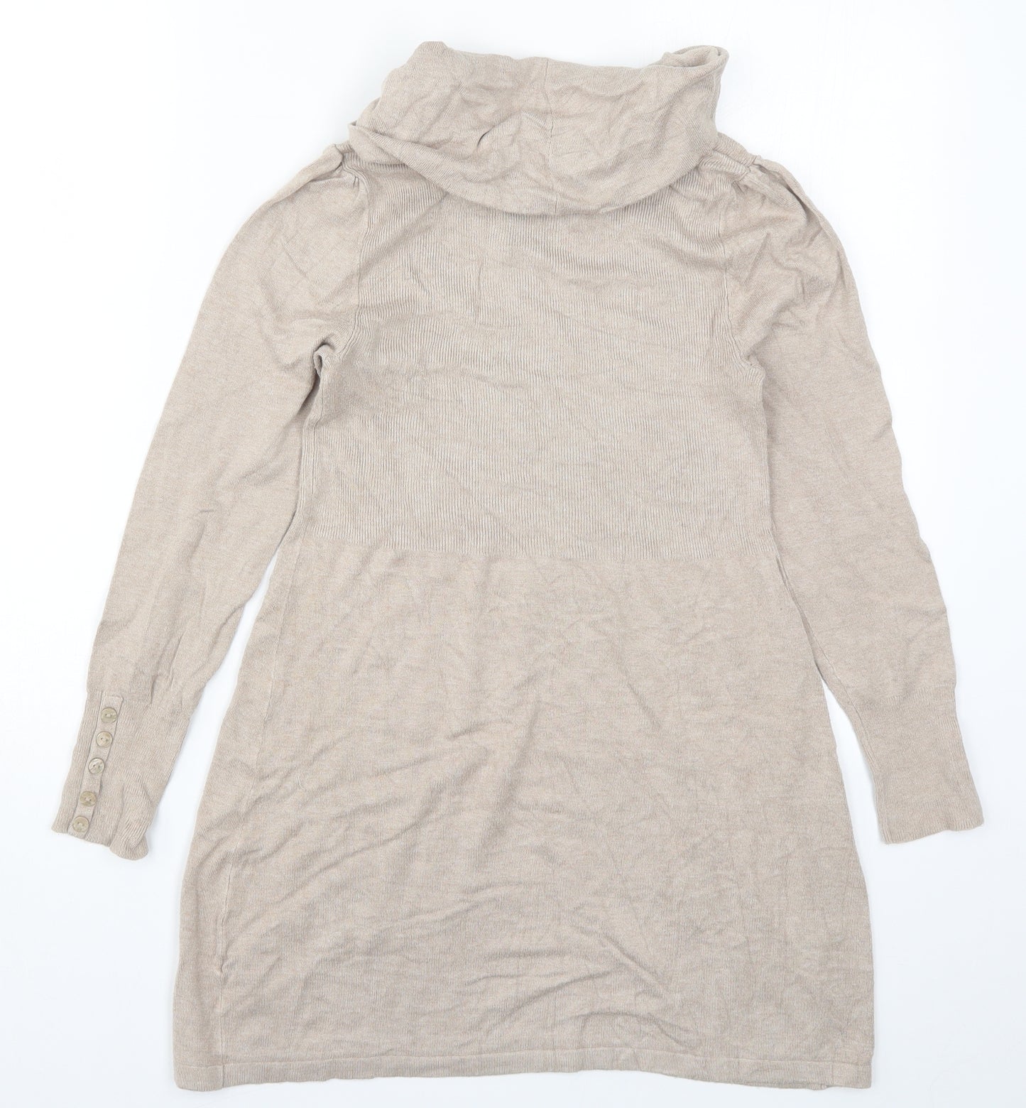 George Womens Beige  Knit Jumper Dress  Size 12