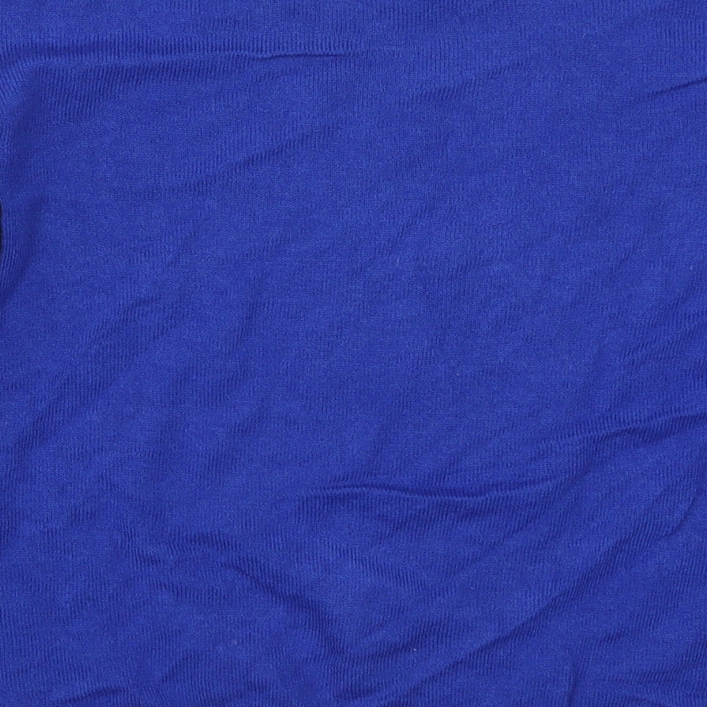 Marks and Spencer Womens Blue  Knit Pullover Jumper Size 8  - Colourblock