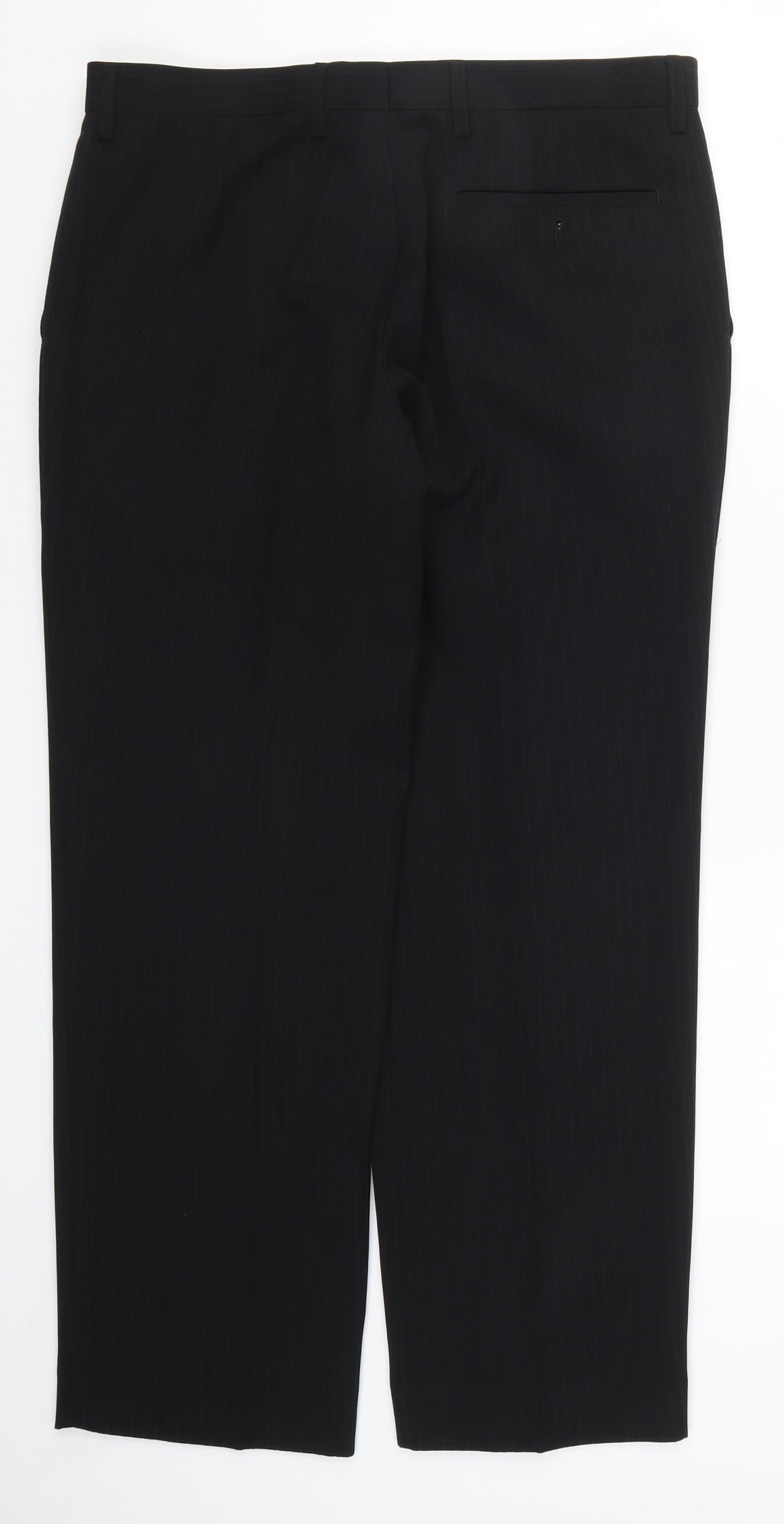 Marks and Spencer Mens Black   Trousers  Size 34 L29 in